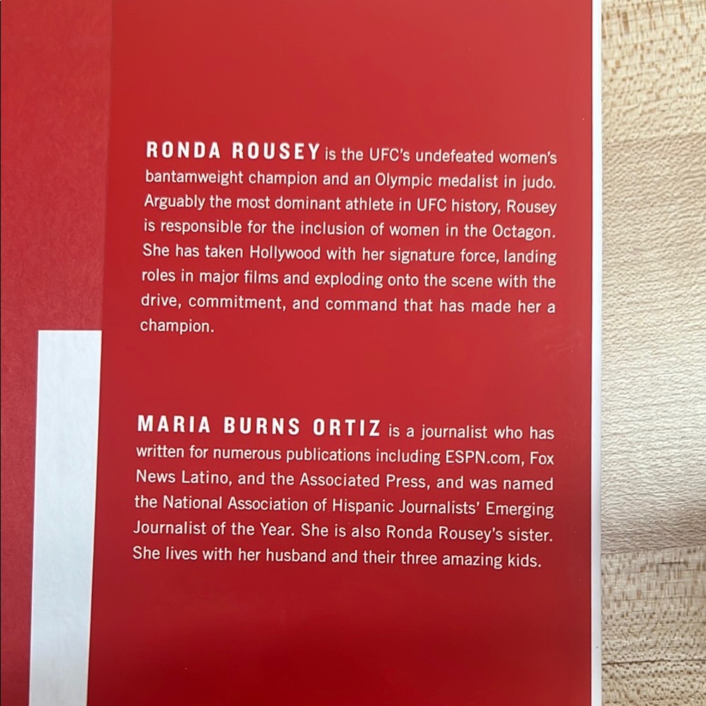 My Fight / Your Fight by Ronda Rousey - Picture 8 of 9